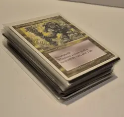Stack Of Random Magic The Gathering Cards Revised To Legends - Image 1