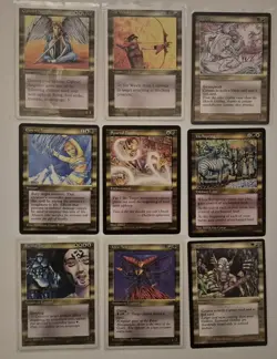 Stack Of Random Magic The Gathering Cards Revised To Legends - Image 3