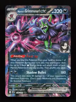 Marnie's Grimmsnarl ex 136/182 SV10: Destined Rivals Pokemon Card - Image 1