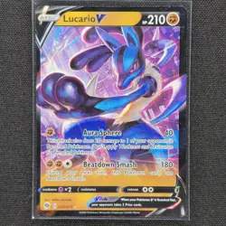 Lucario V - 027/073 - Ultra Rare - Champions Path - Pokemon Card - NM/M - Image 1