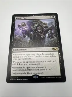 Magic: The Gathering Waste Not See Photos M4465 - Image 1