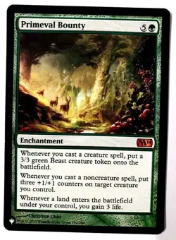 1x PRIMEVAL BOUNTY - M14/List/Jumpstart - MTG - Magic the Gathering - Image 2