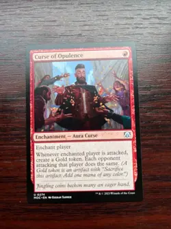 1x CURSE OF OPULENCE - COmmander - MTG - Magic the Gathering - Image 1