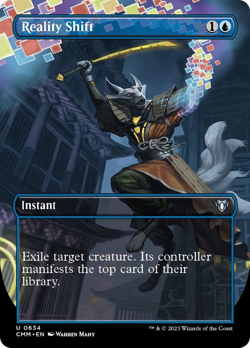 Reality Shift (Borderless Alternate Art) [Commander Masters] - Image 1