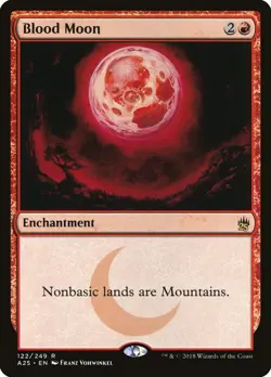 MTG BLOOD MOON EXC - LUNA INSANGUINATA - A25 - MAGIC - Image 1