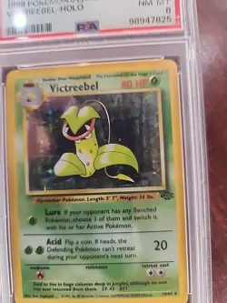 Victreebel Jungle Holo Pokemon Card WOTC NM Mint PSA 8 - Image 4
