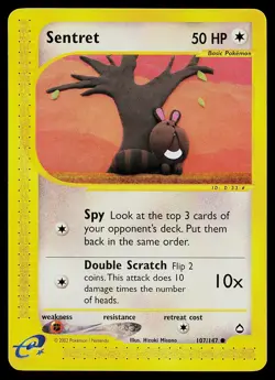 Pokemon Card - Sentret Aquapolis 107/147 Common - Image 1