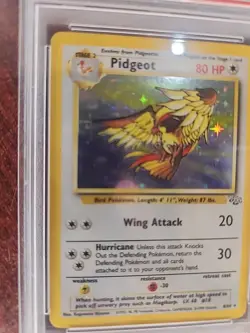 Pidgeot Jungle Holo Pokemon Card WOTC NM Mint PSA 8 - Image 3