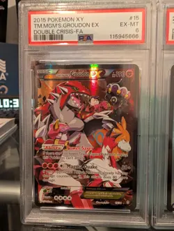 PSA 6 SEQUENTIAL SET Double Crisis Team Magma's Groudon EX Team Aqua's Kyogre EX - Image 2