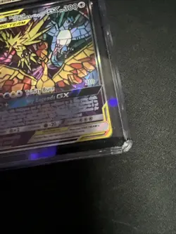 CGC 10 PRISTINE Moltres Zapdos & Articuno GX SM210 FULL ART HOLO Pokemon Card - Image 5
