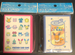Lot 2 Soda Pop + Eevee & Lemonade Mix Au Lait Card Sleeves Set Pokemon Center JP - Image 1