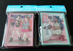 2 Set Marnie & Gloria + Nessa Sleeves 64 Pcs Card Pokemon Center Japanese - Image 1