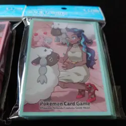 2 Set Marnie & Gloria + Nessa Sleeves 64 Pcs Card Pokemon Center Japanese - Image 3