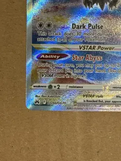 Pokemon Darkrai VSTAR GG50/GG70 Crown Zenith Galarian Gallery Ultra Rare Holo - Image 5