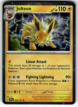 Jolteon - (Cosmos Holo) 029/131 NM Pokemon Card TCG - Image 1