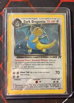 Pokemon Dark Dragonite Rare Holo Team Rocket 5/82 Pokemon Card🔥🔥🔥 - Image 1