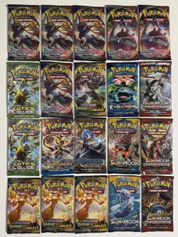 20 Pokemon Factory Sealed Booster Packs Vintage/Modern Sets Premium TCG Lot - Image 1