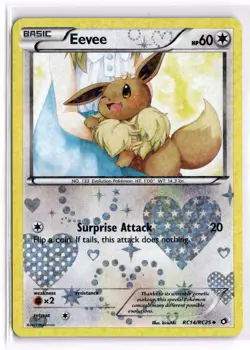 Pokemon TCG Eevee RC14/RC25 Legendary Treasures: Radiant Collection Uncommon NM - Image 1