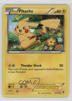 Pikachu Pokemon XY Furious Fists #27 - Image 1