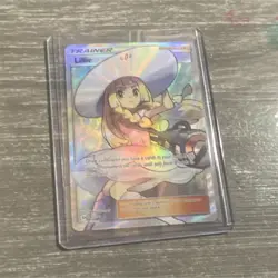 Pokemon Lillie Full Art Trainer-Supporter Ultra Rare SM Base Set Holo 147/149 - Image 1