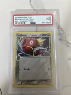 2006 Pokemon EX Holon Phantoms Magikarp Reverse Holo 69/110 PSA 9 - Image 1