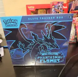 Pokemon TCG Mega Evolution — Phantasmal Flames Elite Trainer Box ETB - Image 1