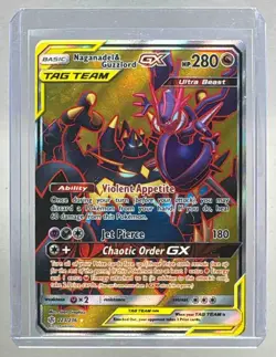 Naganadel & Guzzlord GX 2019 Pokemon Sun Moon Cosmic Eclipse #223/236 - Image 1