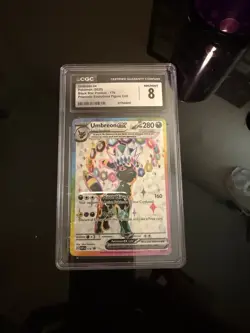 Pokemon Umbreon ex Black Star Promo 176 CGC 8 Holo Prismatic Evolutions - Image 1