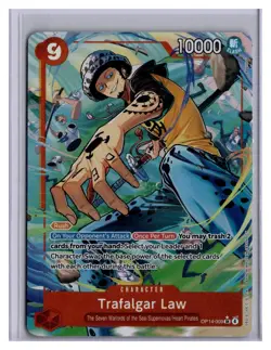 Trafalgar Law - OP14-009 (Alternate Art) OP14-009 The Azure Sea's Seven Foil - Image 1