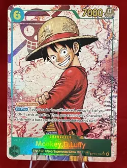One Piece Monkey D. Luffy SEC OP13-118 Carrying On His Will English - Image 1