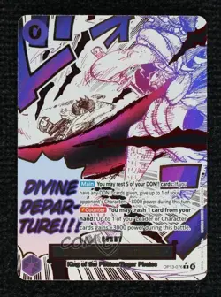 2025 One Piece Carrying on His Will OP13 English R Alt Art Divine Departure - Image 1