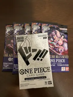 One Piece The Azure Sea’s Seven OP-14 EB-04 5 Booster Pack & 1 DON Pack English - Image 1