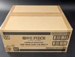 One Piece PRB-02 The Best Vol 2 Premium Booster 10-Box Case SEALED - Image 1