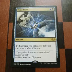 Mtg Time Sieve NM/M Double Masters Magic Card Rare - Image 1