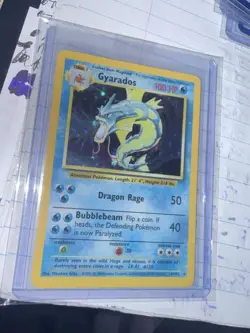 Pokemon Gyarados Holo Rare TCG Card Base Set 6/102 Near Mint Condition - Image 1