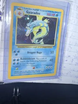Pokemon Gyarados Holo Rare TCG Card Base Set 6/102 Near Mint Condition - Image 3