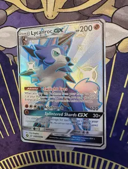 Pokemon Lycanroc GX SV67/SV94 Hidden Fates Shiny Vault Holo Rare Card - NM - Image 3