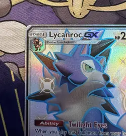 Pokemon Lycanroc GX SV67/SV94 Hidden Fates Shiny Vault Holo Rare Card - NM - Image 5