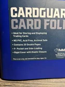 CardGuard Trading Card Binder Pro-Folio – 9 Pocket Binder - Side-Loading Album! - Image 2