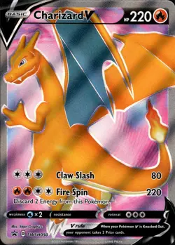 Charizard V - - SWSH050 SWSD Promo SWSH: Sword & Shield Promo Cards NM - Image 1