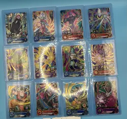 12 Holo Foil Card Lot Bundle Bandai Super Dragon Ball Heroes Near Mint - Image 1