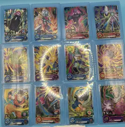12 Holo Foil Card Lot Bundle Bandai Super Dragon Ball Heroes Near Mint - Image 2
