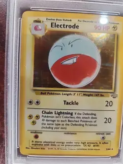 Electrode Jungle Holo Pokemon Card WOTC NM Mint PSA 8 - Image 3