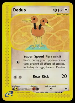 Pokemon Card - Doduo Aquapolis 73/147 Common - Image 1