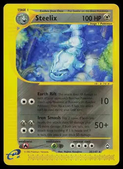 Pokemon Card - Steelix Aquapolis 35/147 Rare Non-Holo - Image 1
