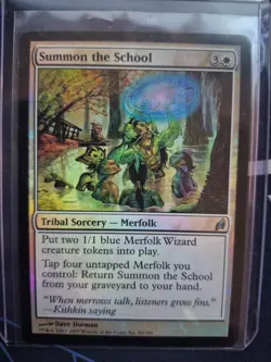 MTG FOIL Summon the School - Lorwyn #42 - Image 1