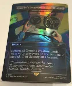 🌟 Knowby's Incantation - Zombie Apocalypse Secret Lair Drop FOIL Evil Dead 🌟 - Image 1