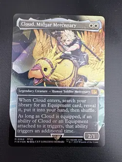 Cloud, Midgar Mercenary (Borderless) (Chocobo Track Foil) Final Fantasy Foil - Image 1