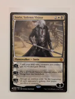 Magic: The Gathering MTG Khans of Tarkir #202 Sorin, Solemn Visitor - Image 1