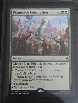 Planewide Celebration X1 WAR MTG War of the Spark B1 - Image 1